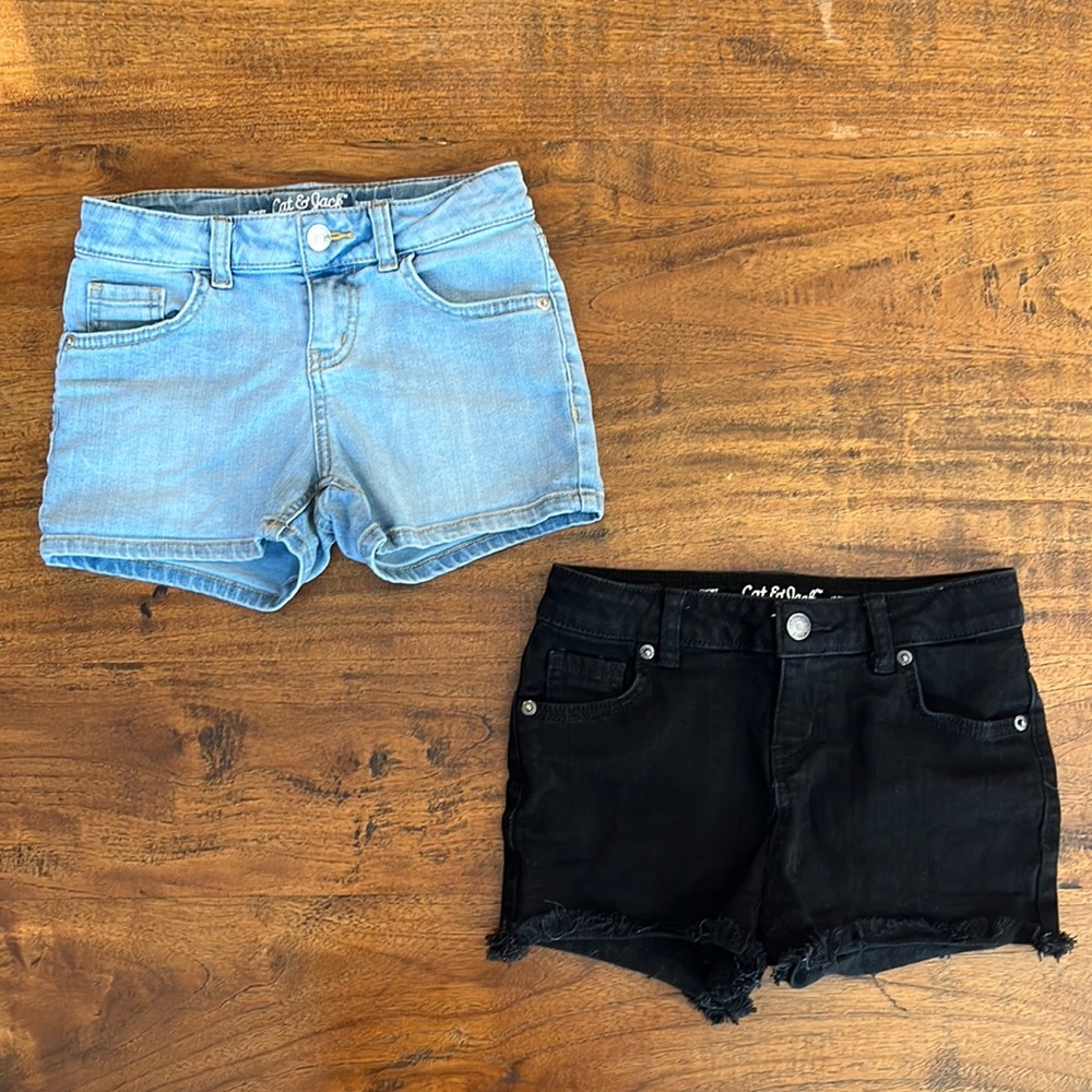 BUNDLE OF 2 Cat & Jack Denim Shorts